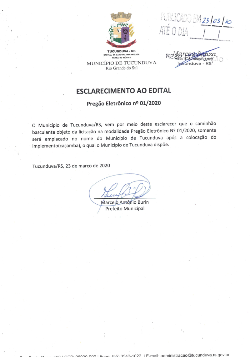 PE 01_2020 - ESCLARECIMENTO AO EDITAL